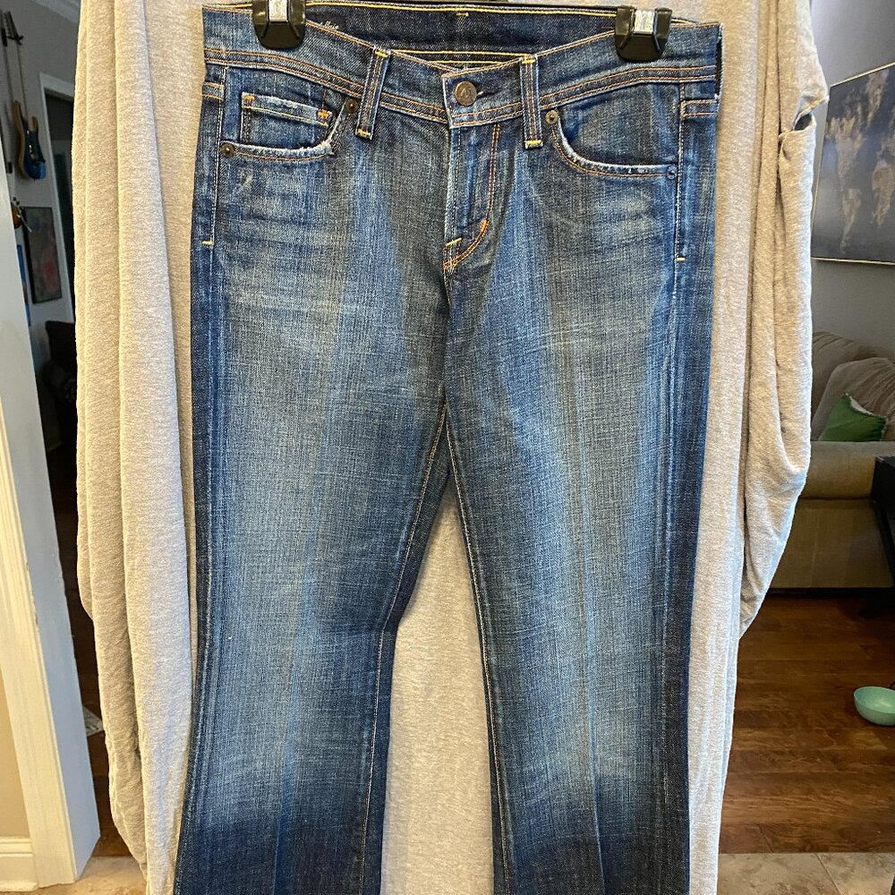 Citizens of Humanity Jeans Women’s 26 Low Waist Flare Ingrid #002 Stretch